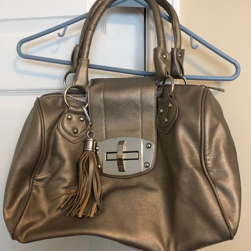 Pewter purse